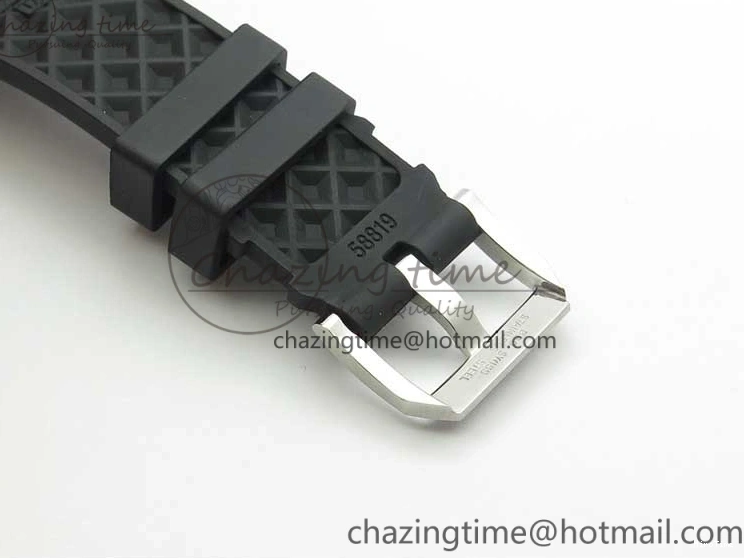 MIROTIME 0327 Aquatimer Chrono IW376702 SS BLS 1:1 Best Edition Black Dial on Black Rubber Strap A WellDesigned 7105